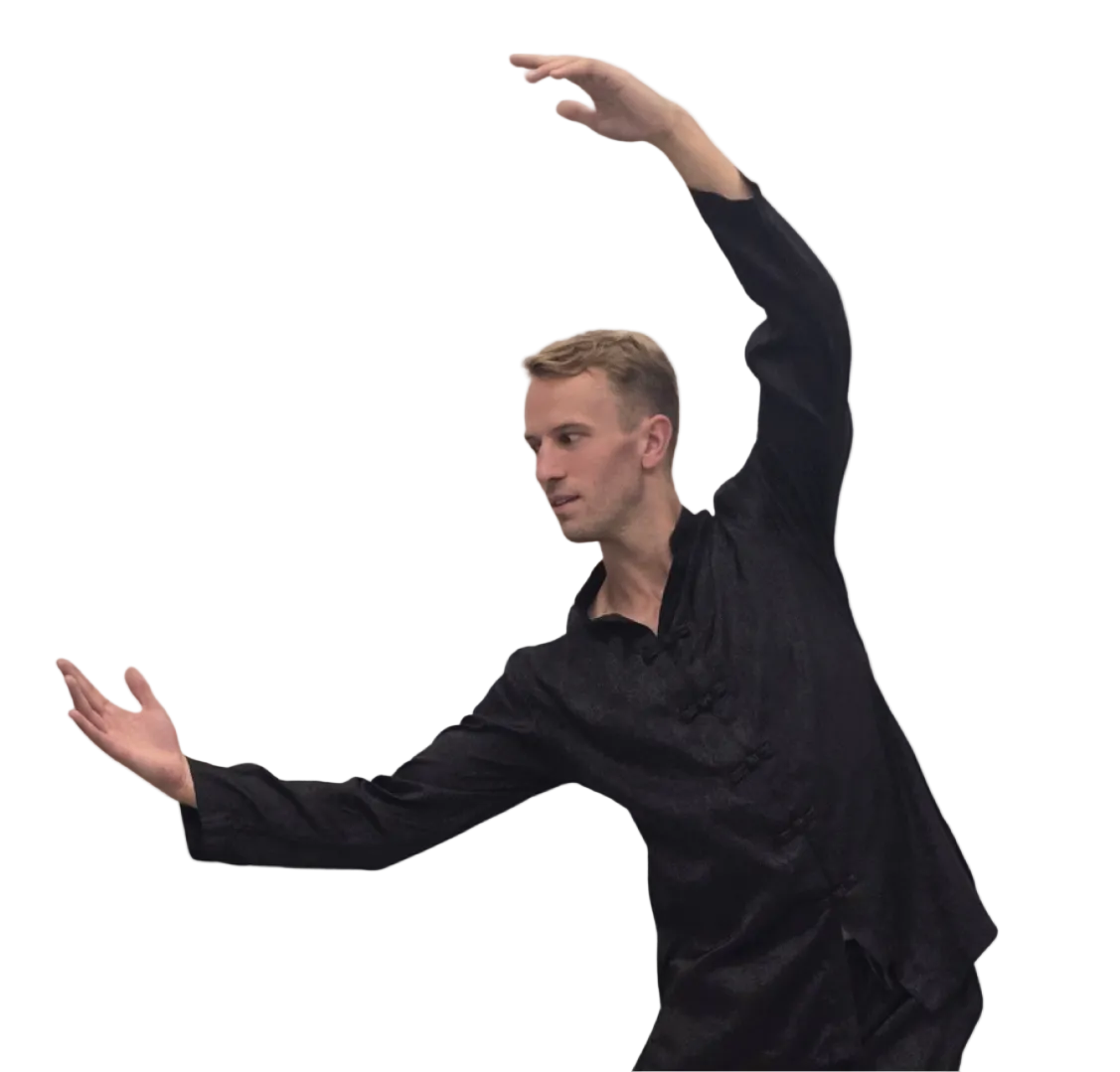 Hannes practicing Tai Chi
